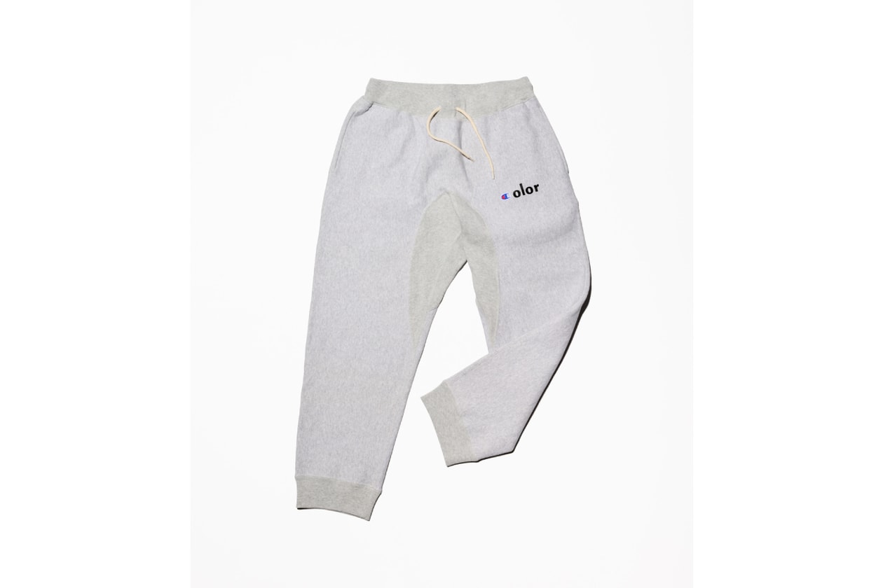 チャンピオンxカラーによる初のコラボレーションウェアが登場 champion kolor collaboration wear release info