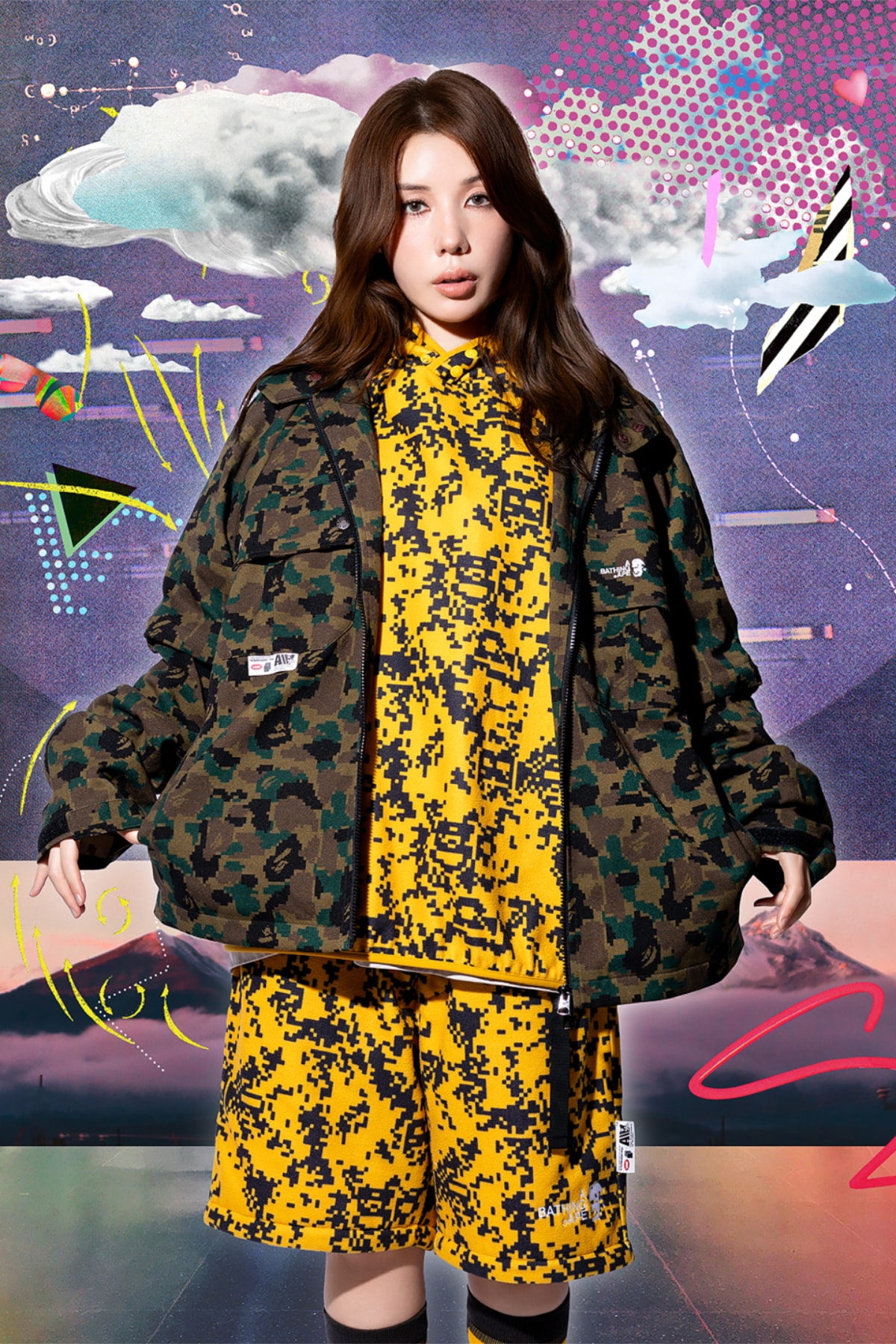 ベイプ®︎が倉石一樹を迎えた2025年秋冬カプセルコレクションを展開中 BAPE® by Kazuki Kuraishi 2025 fall winter collection drop 3 release info