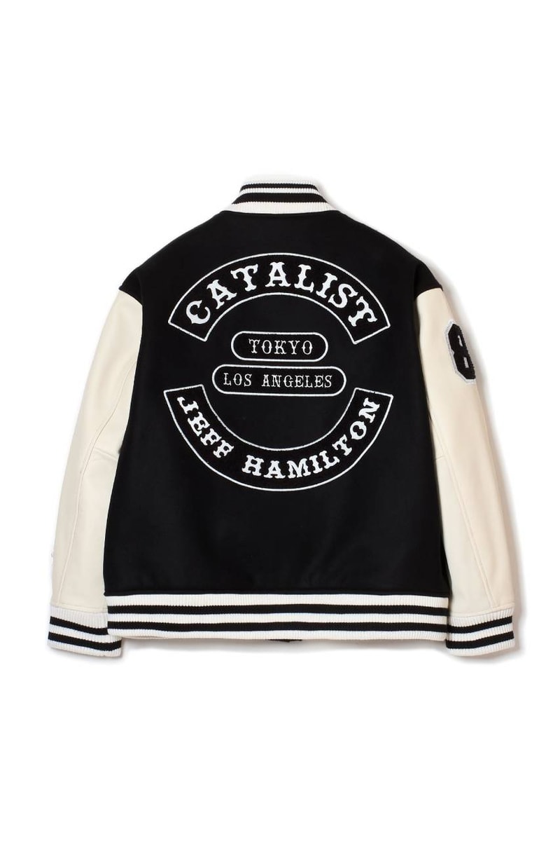 カタリストからジェフ・ハミルトンとコラボしたジャケットが登場　CATALIST Jeff Hamilton collaboration versity jacket release info