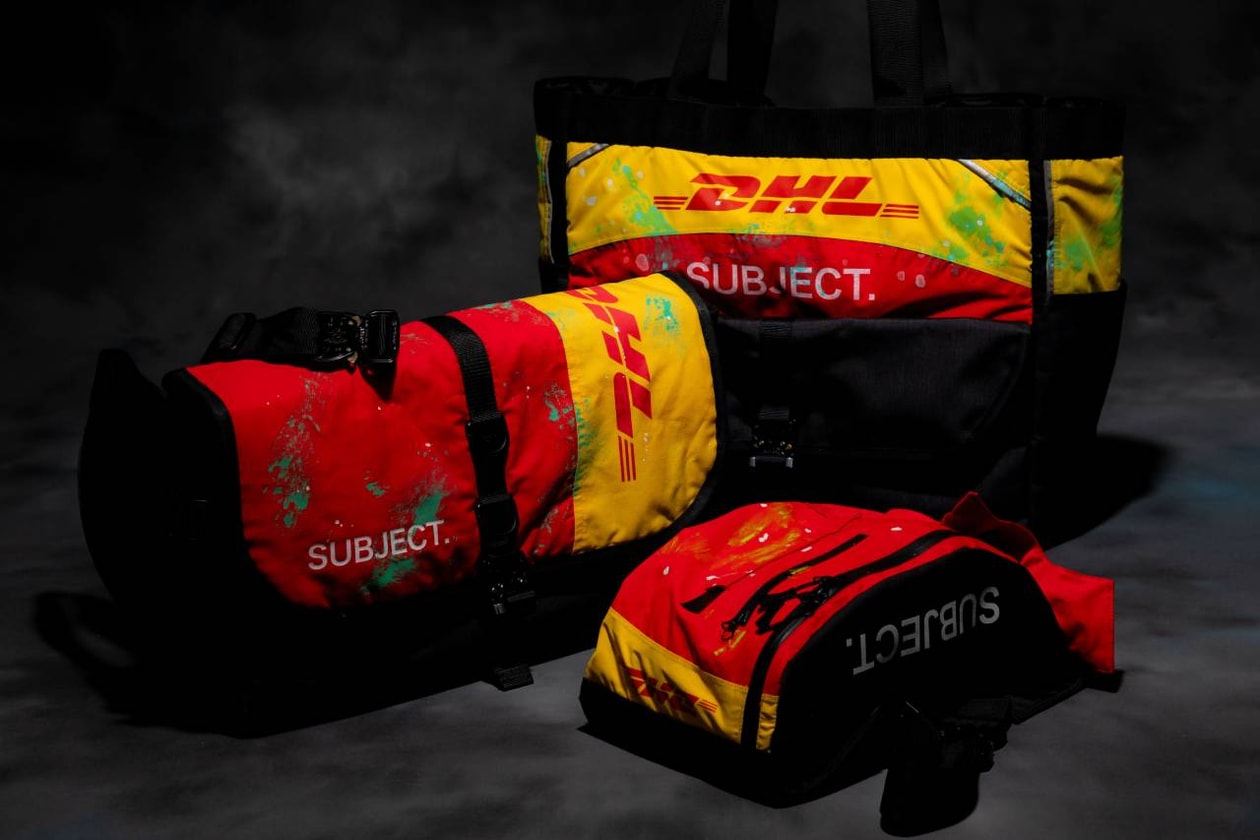 ディーエイチエルとサブジェクトがバッグコレクションを発表 DHL と SUBJECT bag collection release info 