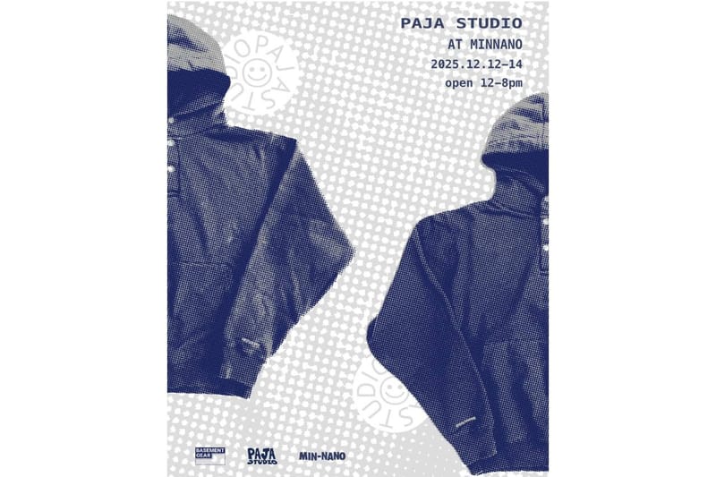 東京発のプリントスタジオ PAJA STUDIO が BASEMENT GEAR 別注のスナップフーディをリリース