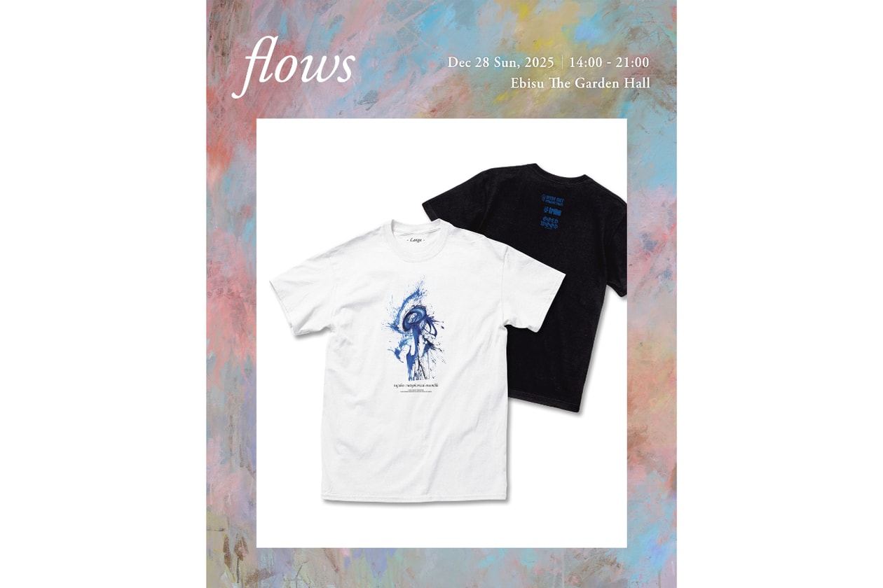 ヌジャベスの音楽を未来へと紡ぐ音楽会 flows 第3回の全ラインアップが公開 Nujabes flows 2025 full line-up info