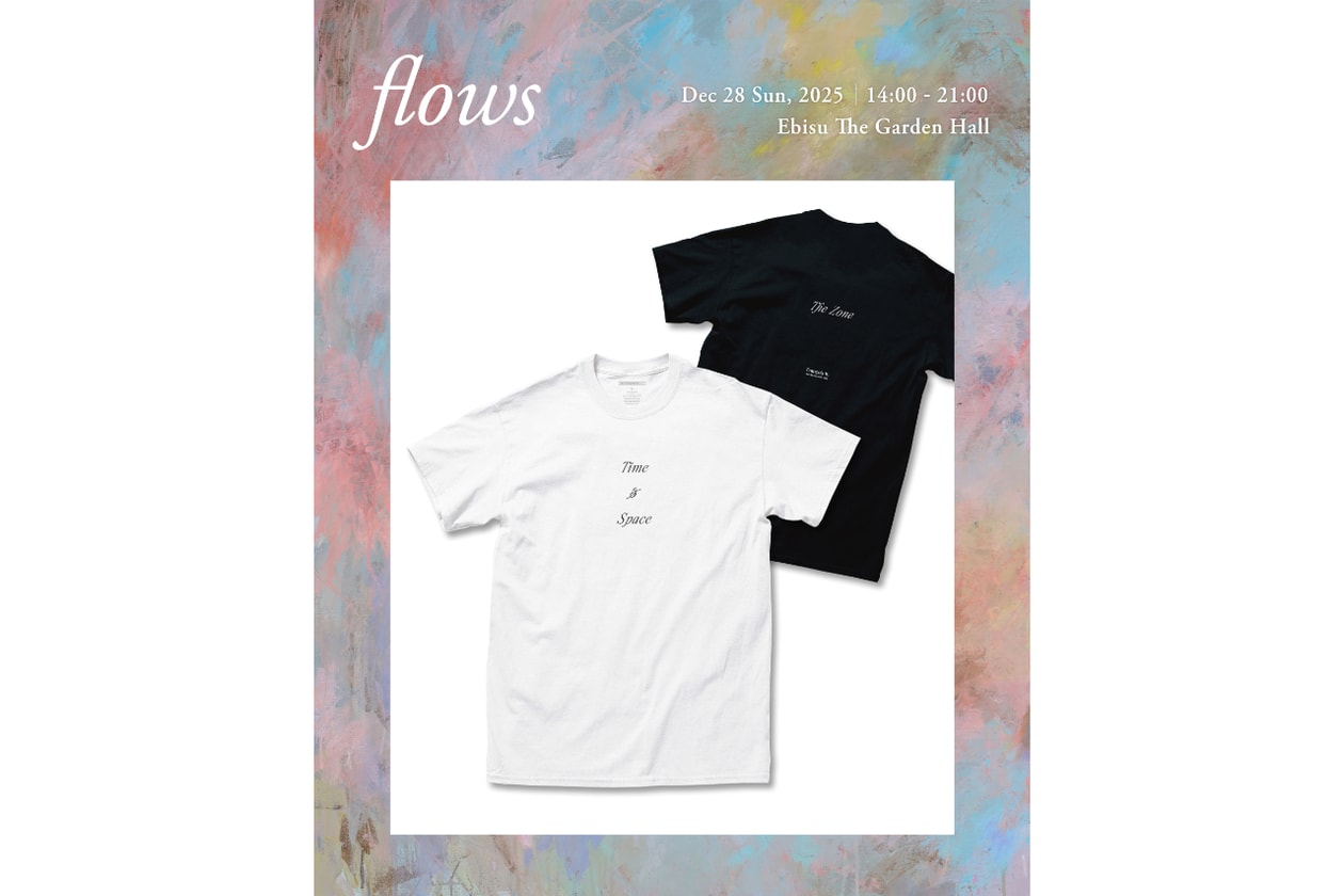 ヌジャベスの音楽を未来へと紡ぐ音楽会 flows 第3回の全ラインアップが公開 Nujabes flows 2025 full line-up info