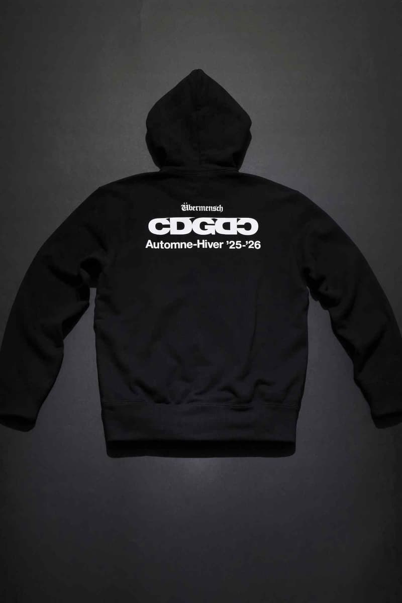 シーディージー x ジードラゴン『ウーバーメンシュ』コラボコレクションの全貌が解禁 CDG G-DRAGON Übermensch collection release info