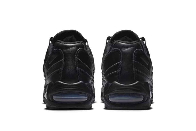 ナイキからオールブラックのプレミアムレザーを纏った エアマックス 95 が登場 Nike Air Max 95 Big Bubble Black release info
