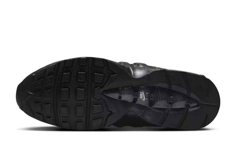 ナイキからオールブラックのプレミアムレザーを纏った エアマックス 95 が登場 Nike Air Max 95 Big Bubble Black release info