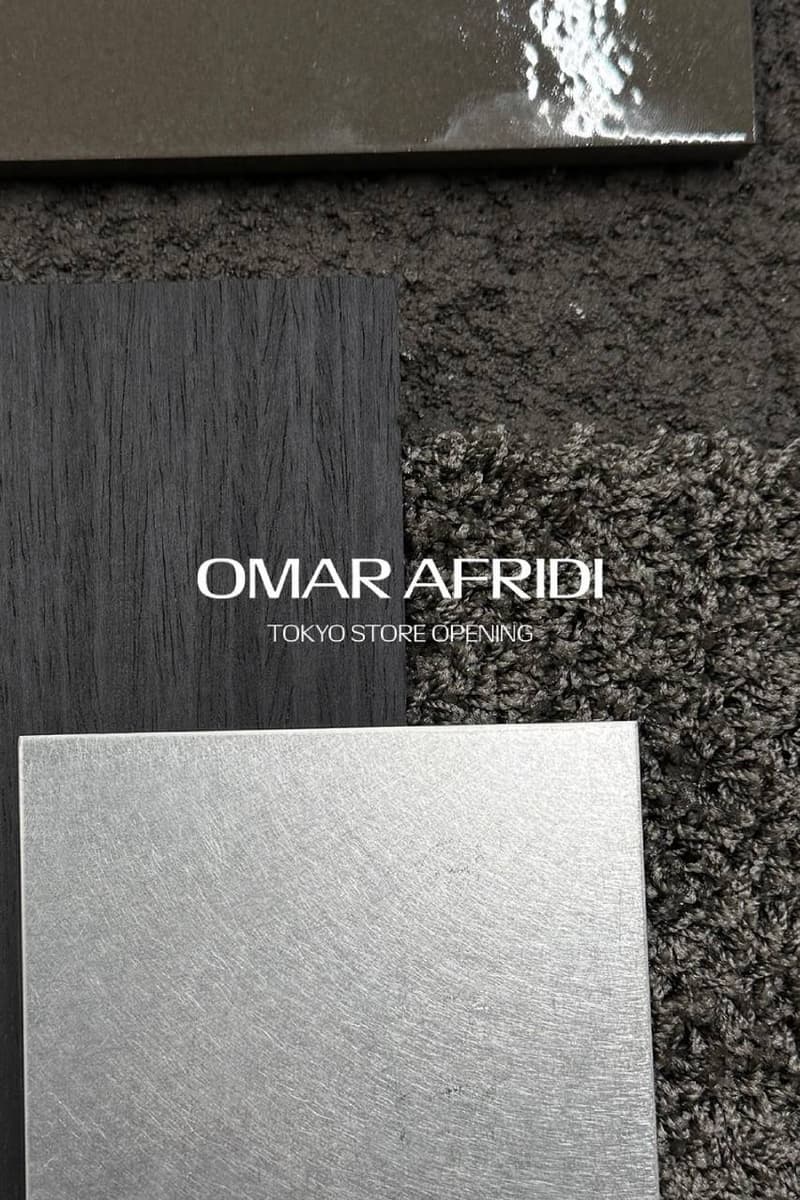 オマールアフレディが日本初の旗艦店を高輪にオープン omar afridi japan flag ship store open release info