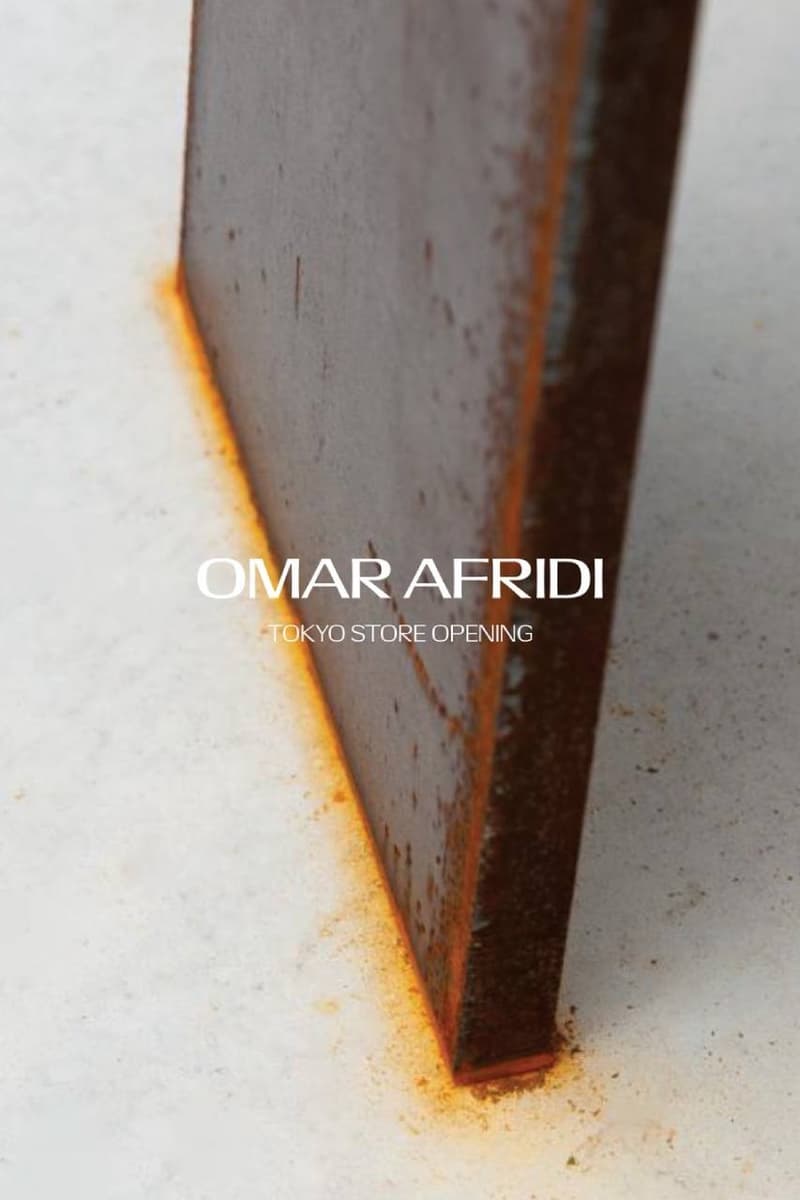 オマールアフレディが日本初の旗艦店を高輪にオープン omar afridi japan flag ship store open release info