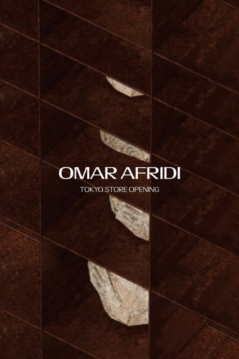 オマールアフレディが日本初の旗艦店を高輪にオープン omar afridi japan flag ship store open release info