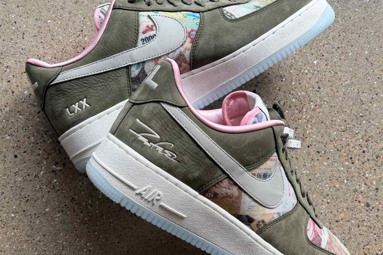 フューチュラ x Nike Air Force 1 “FLOM” のディテールをチェック