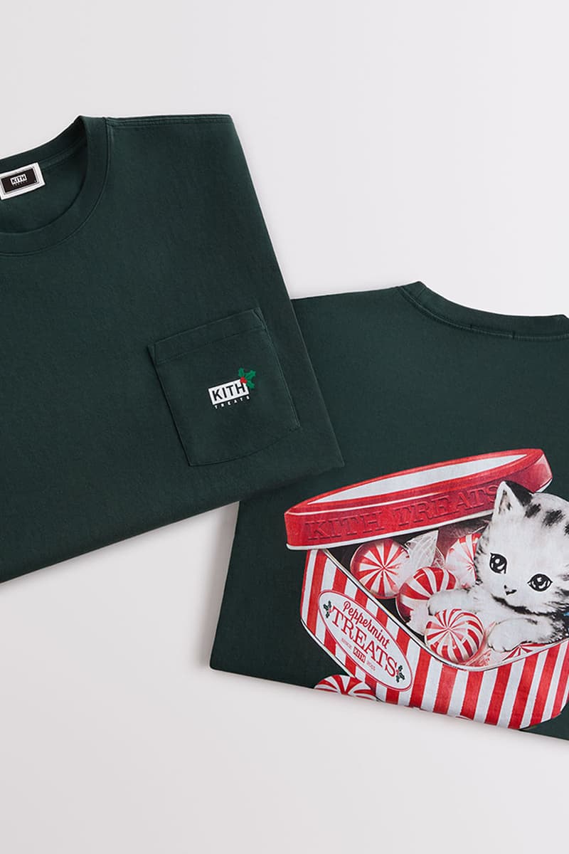 キストリーツがホリデーシーズンの新作コレクション トリーツペパーミントを発売 kith treats treats peppermint collection the merry mint release info