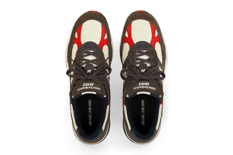 エメ レオン ドレ x ニューバランス メイド イン UK 991 の公式ビジュアルをチェック Aimé Leon Dore x New Balance Made in UK 991 release info
