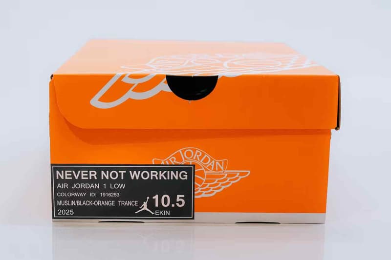 ジョーダン ブランドが エキン 限定 エアジョーダン 1 ローを公開 Nike Reveals the EKIN-Exclusive Air Jordan 1 Low "Never Not Working"