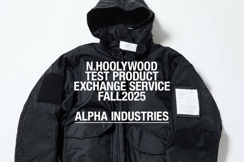 N.ハリウッド テストプロダクト エクスチェンジ サービスxアルファ インダストリーズによるミリタリーブルゾンが登場 n hoolywood tpes alpha industries collaboration release info