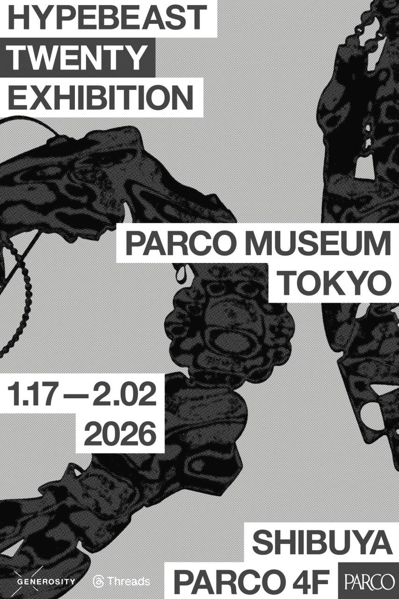 ハイプビースト創設20周年記念展の開催が決定　Hypebeast Twenty Exhibition PARCO Shibuya 