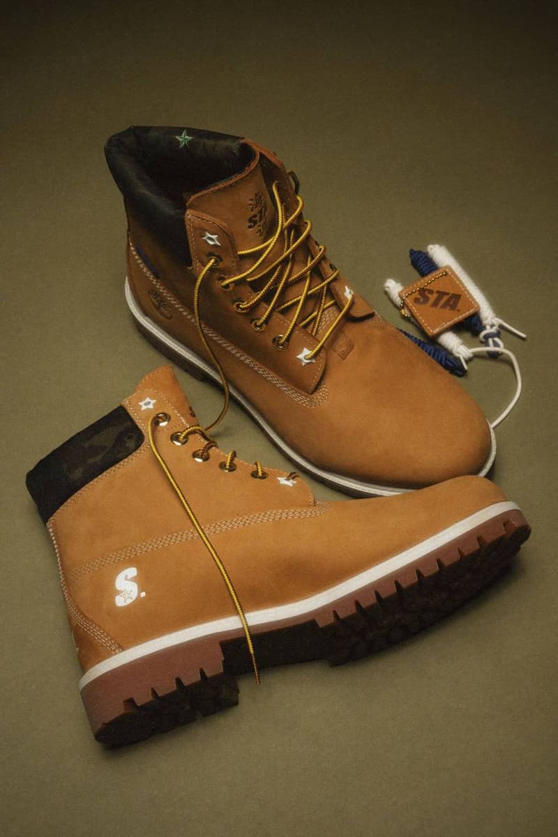 ティンバーランドとエスティーエーによる初コラボが実現 timberland sta collaboration release info