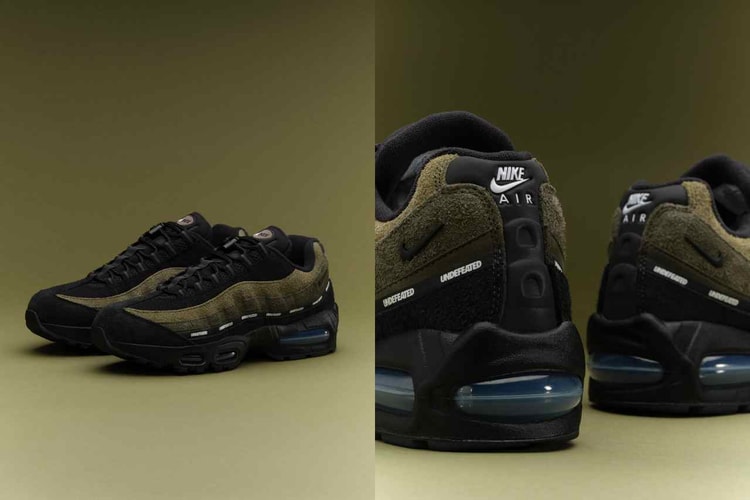 UNDEFEATED x Nike Air Max 95 に世界2000足限定 “Medium Olive” が登場