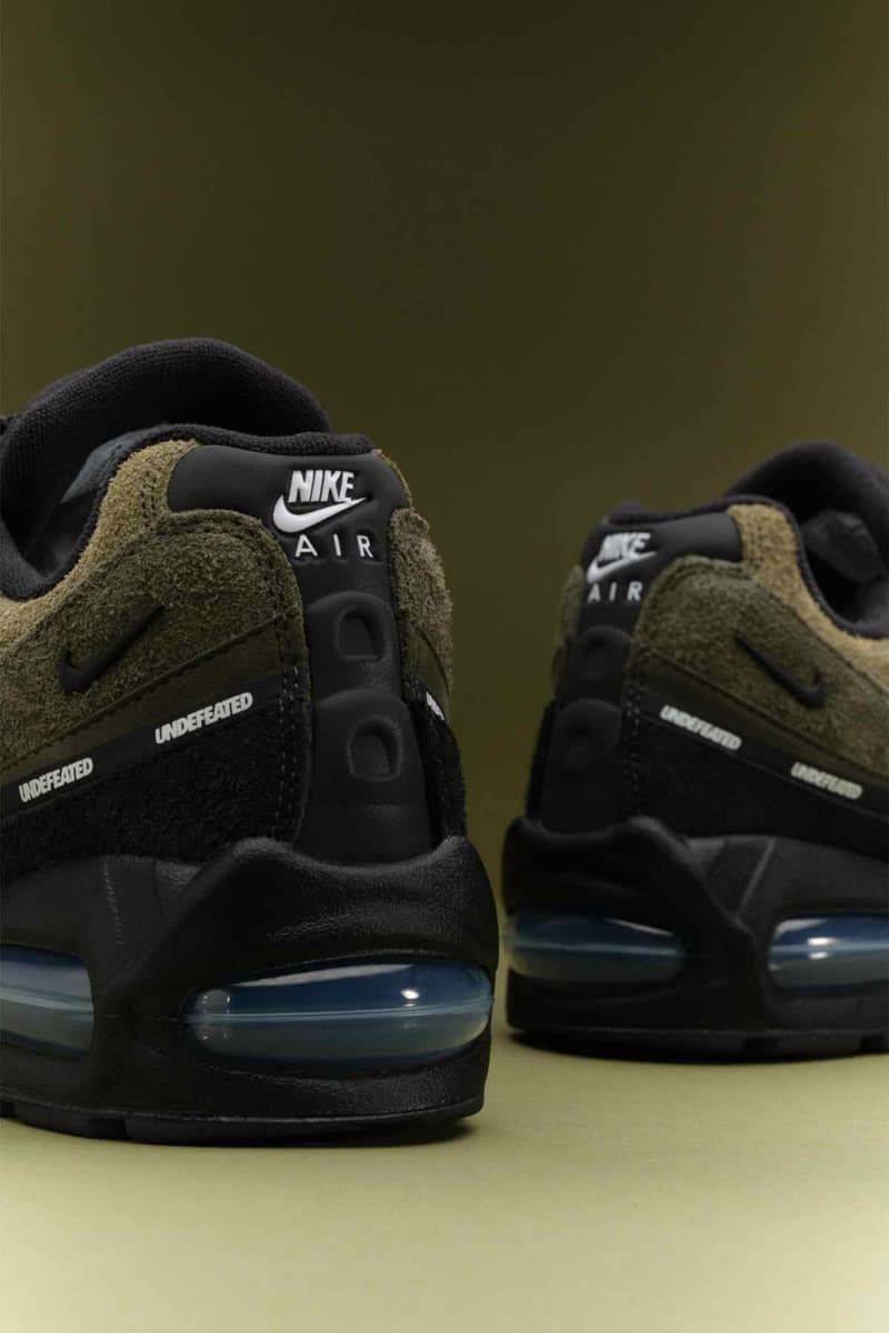 アンディフィーテッド x  ナイキ エアマックス 95 に世界2000足限定 “ミディアム オリーブ” が登場 UNDEFEATED x Nike Air Max 95 ‘Medium Olive’