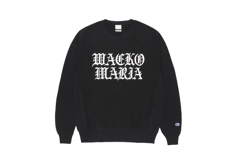 ワコマリアがチャンピオンとの初となる別注アイテムを発売 wacko maria champion first exclusive item release info