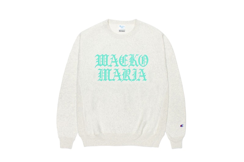 ワコマリアがチャンピオンとの初となる別注アイテムを発売 wacko maria champion first exclusive item release info