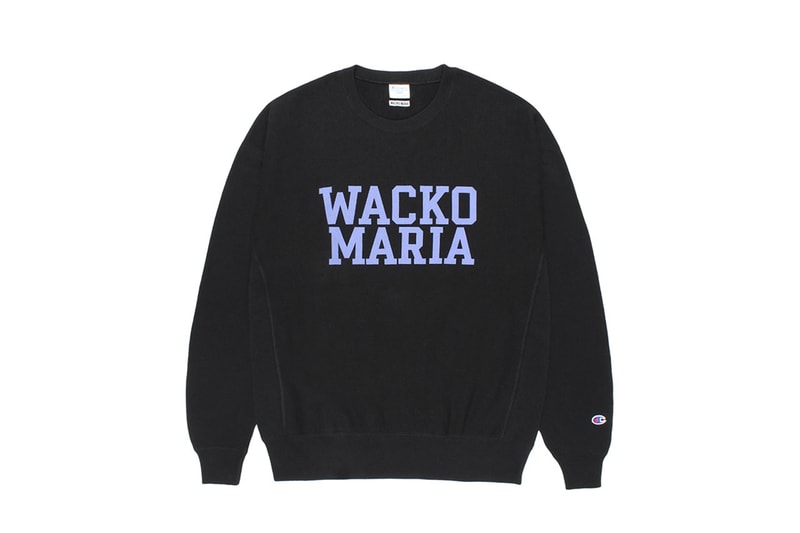 ワコマリアがチャンピオンとの初となる別注アイテムを発売 wacko maria champion first exclusive item release info