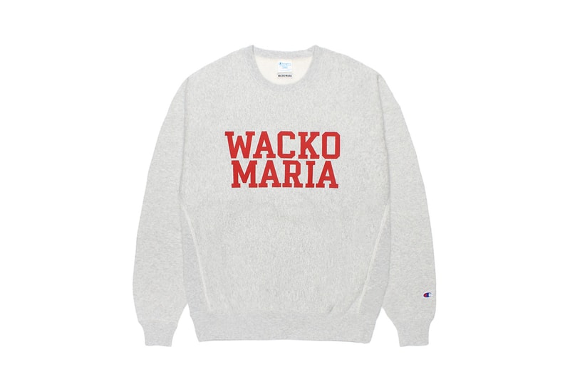 ワコマリアがチャンピオンとの初となる別注アイテムを発売 wacko maria champion first exclusive item release info