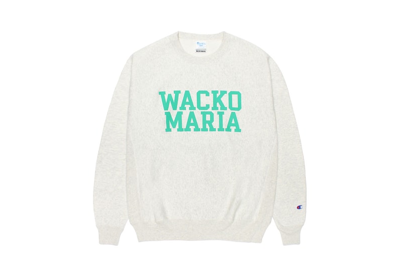 ワコマリアがチャンピオンとの初となる別注アイテムを発売 wacko maria champion first exclusive item release info