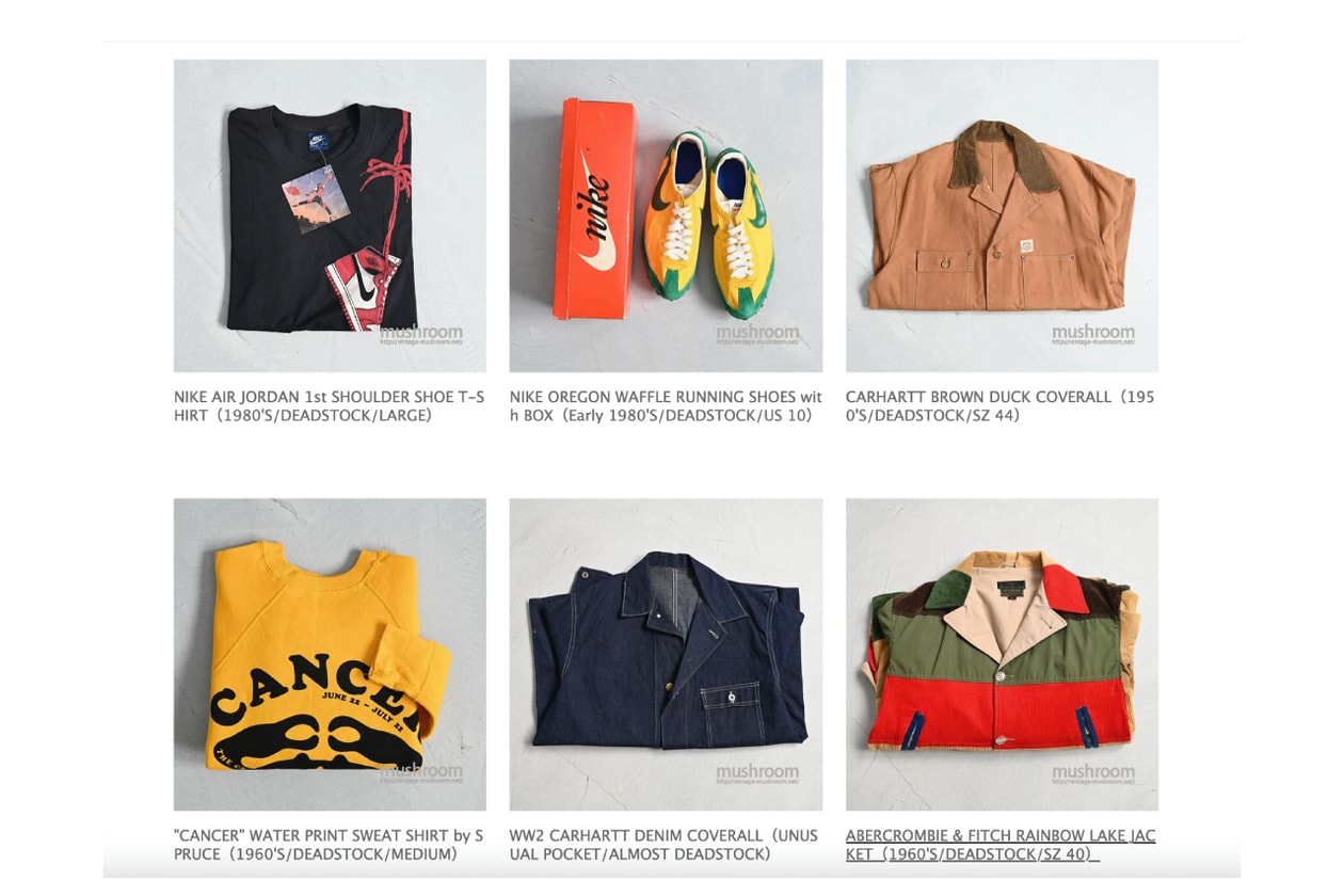 2026年新春初売り｜全国有名古着ショップのスペシャルヴィンテージを一挙チェック　Vintage denim berberjin mushroom