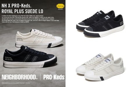 NEIGHBORHOOD x PRO-Keds の最新コラボ ROYAL PLUS SUEDE LO が到着