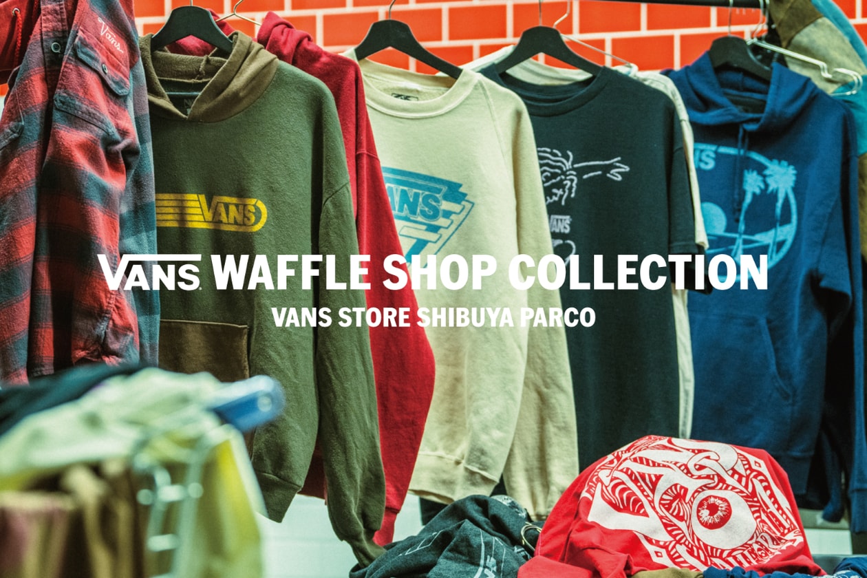 ヴァンズ アーカイブデザインのアパレルを展開するワッフルショップが日本初上陸 Vans Waffle Shop POP-UP Store Shibuya PARCO