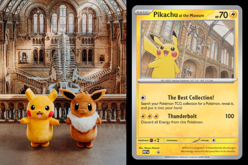 ロンドン自然史博物館で『ポケモン』30周年を記念したポップアップが開催