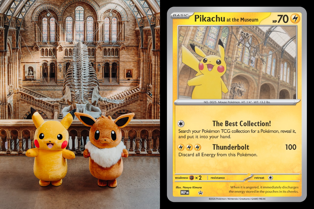 ロンドン自然史博物館で『ポケモン』30周年を記念したポップアップが開催