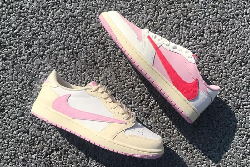 トラヴィス・スコット x Air Jordan 1 Low OG “Pink Pack” のサンプルが浮上