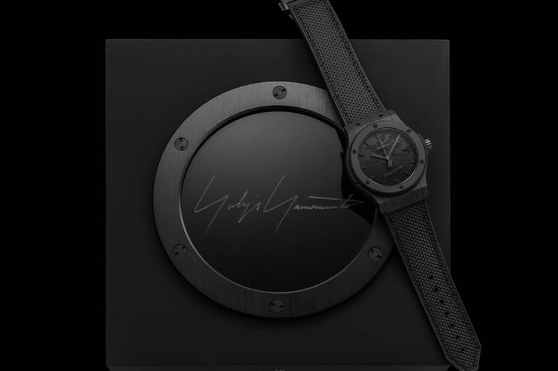 ウブロxヨージヤマモトによる最新コラボウォッチが登場 hublot yohji yamamoto new collabo watch release info