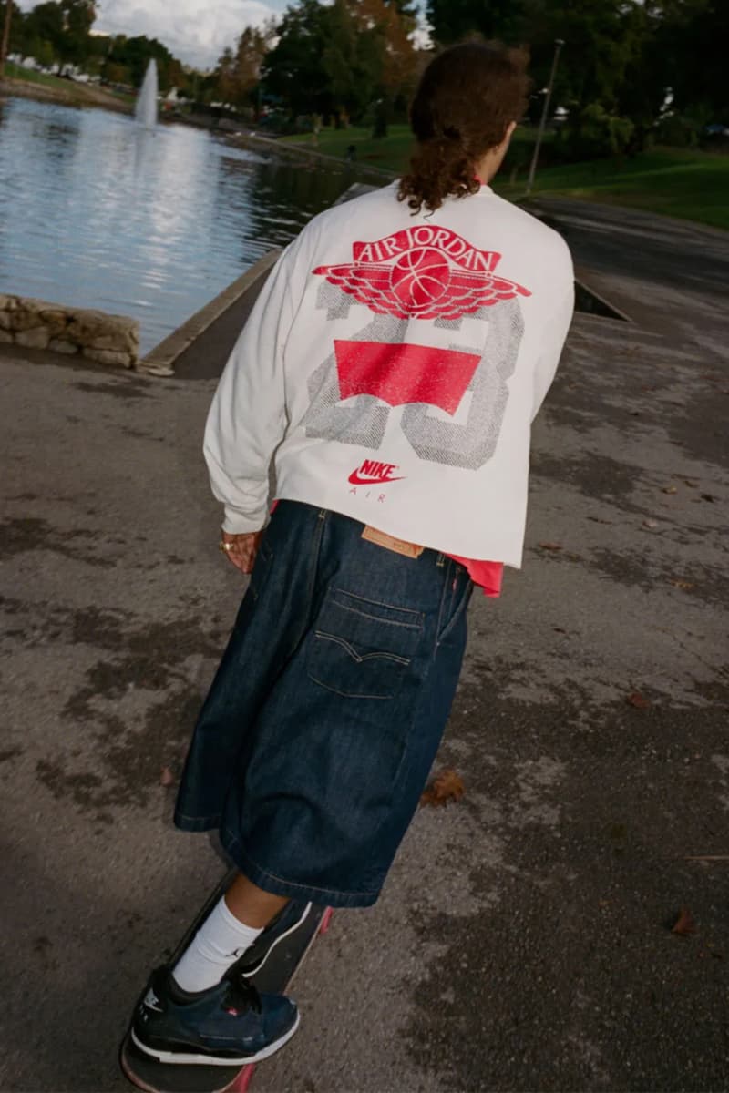 リーバイス x エアジョーダン 3  コレクションのキャンペーンビジュアルをチェック Levi’s® x Air Jordan 3 collection official look 