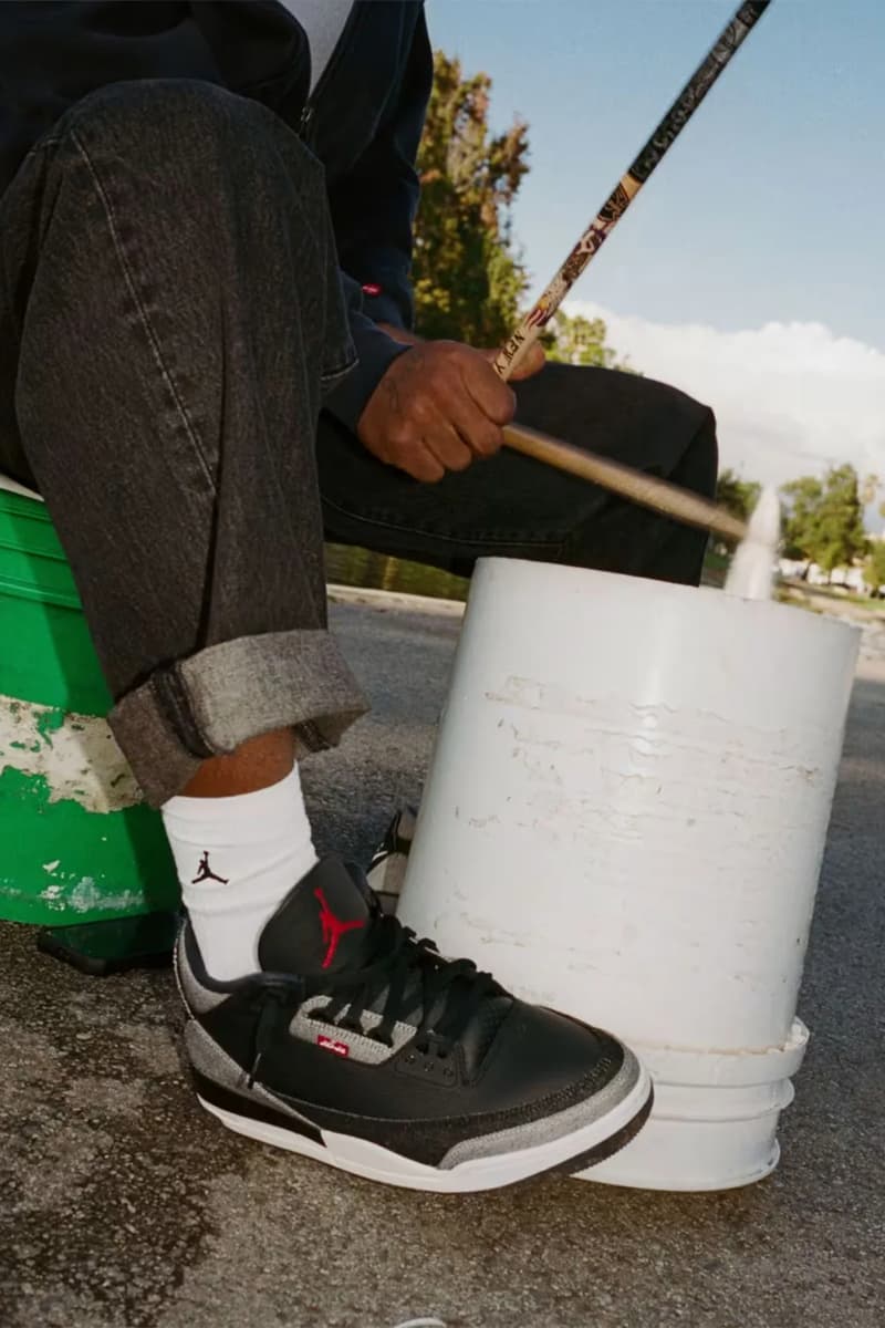 リーバイス x エアジョーダン 3  コレクションのキャンペーンビジュアルをチェック Levi’s® x Air Jordan 3 collection official look 