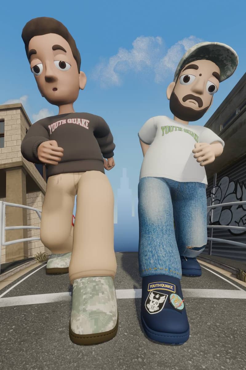 ユースクエイクとスブによるコラボフットウェアが登場 youthquake subu collaboration release info