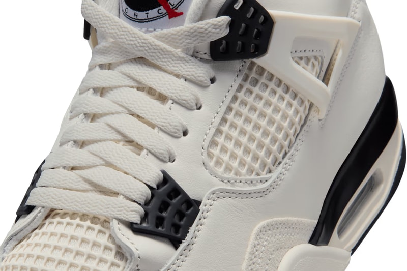 エアジョーダン 4 から80～90年代をオマージュした新作 “フライトクラブ” が登場 Air Jordan 4 “Flight Club - Sail and Black” release info