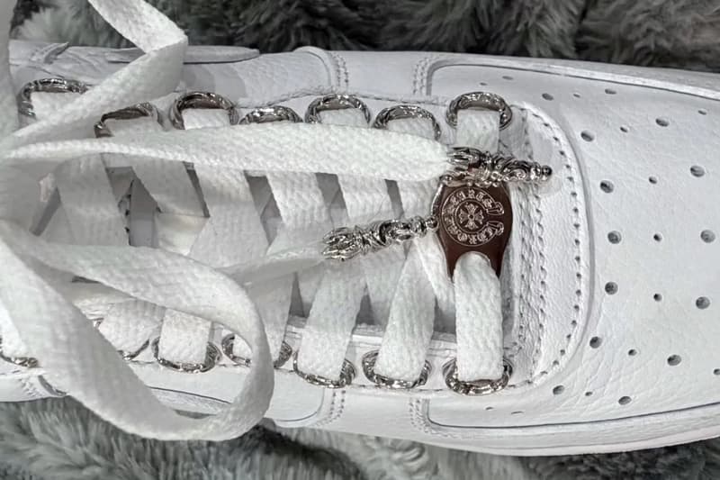 クロムハーツ x ノクタ x ナイキ エアフォース 1 ロー のサンプルが浮上 Chrome Hearts x NOCTA x Nike Air Force 1 Low “Certified Lover Boy” first look Leaks 