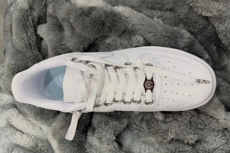 クロムハーツ x ノクタ x ナイキ エアフォース 1 ロー のサンプルが浮上 Chrome Hearts x NOCTA x Nike Air Force 1 Low “Certified Lover Boy” first look Leaks 