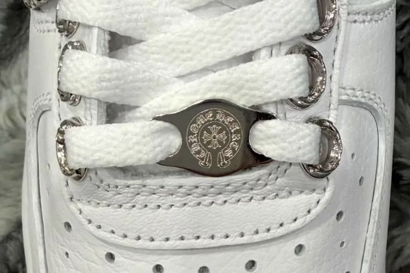 クロムハーツ x ノクタ x ナイキ エアフォース 1 ロー のサンプルが浮上 Chrome Hearts x NOCTA x Nike Air Force 1 Low “Certified Lover Boy” first look Leaks 