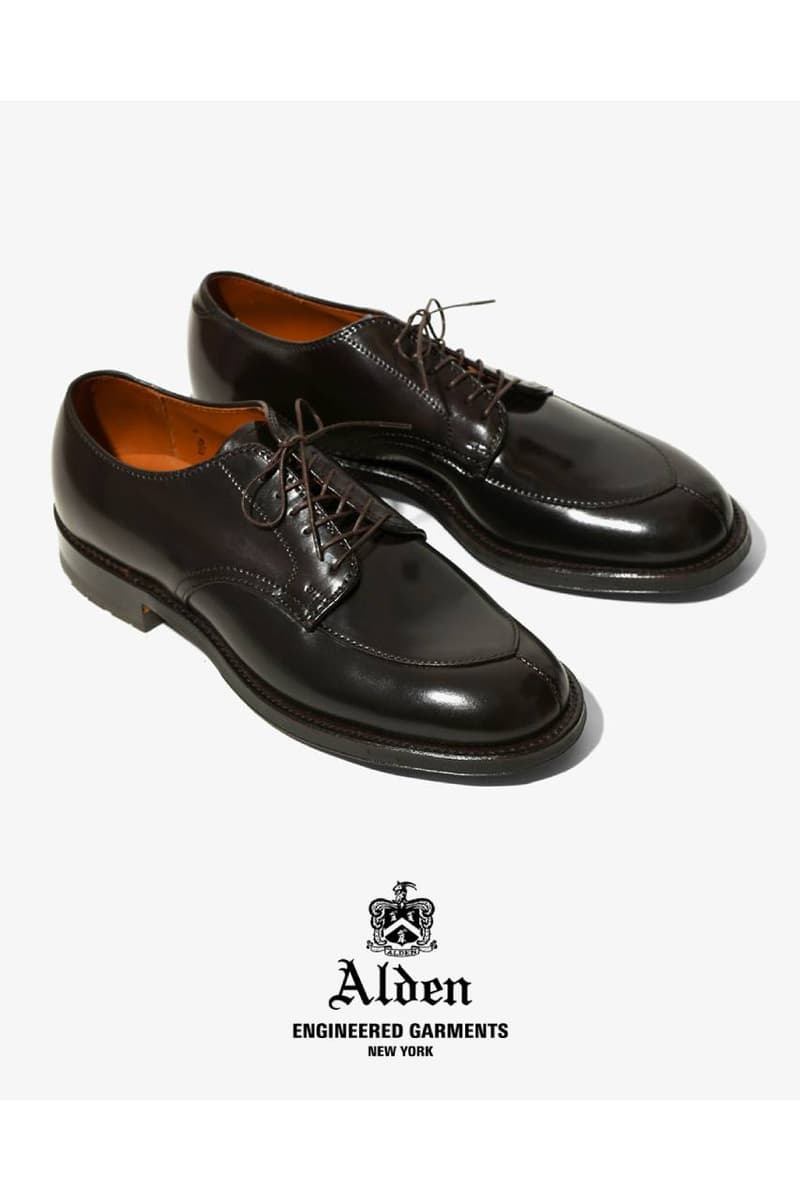 エンジニアドガーメンツxオールデンによる最新コラボモデルが登場 engineered garments alden new collaboration model release info