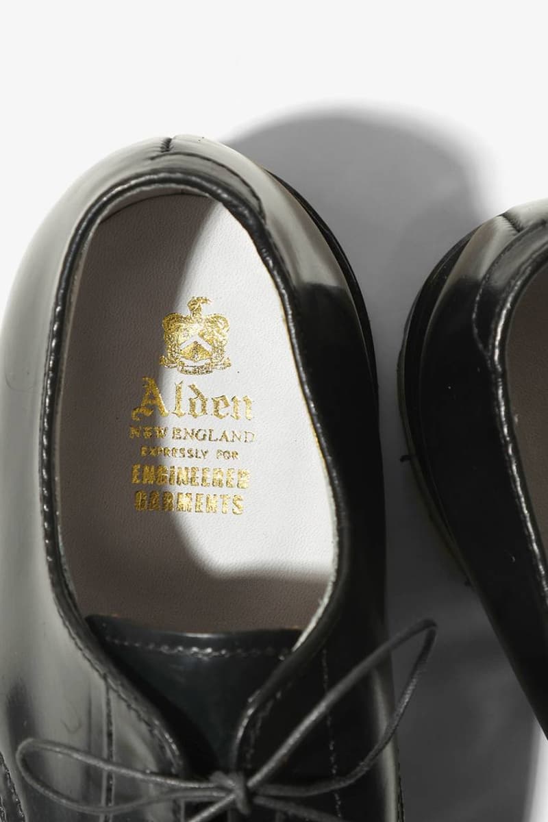 エンジニアドガーメンツxオールデンによる最新コラボモデルが登場 engineered garments alden new collaboration model release info