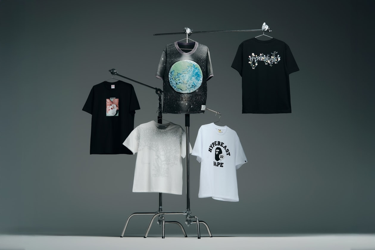ハイプビースト20年を祝うTシャツカプセルコレクションが登場 HYPEBEAST’s 20-Year T-Shirt Capsule Unites Streetwear’s Icons