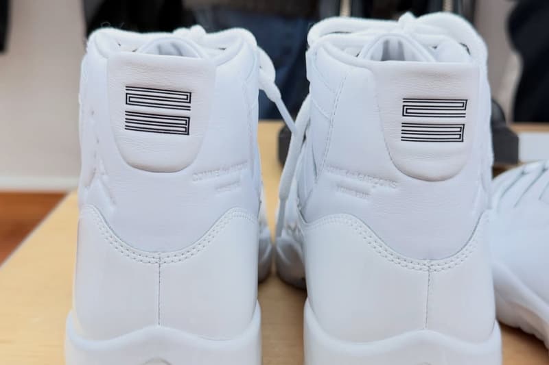 コム デ ギャルソン・オム プリュス x エアジョーダン 11 が初公開 COMME des GARÇONS HOMME PLUS x Air Jordan 11 first look 