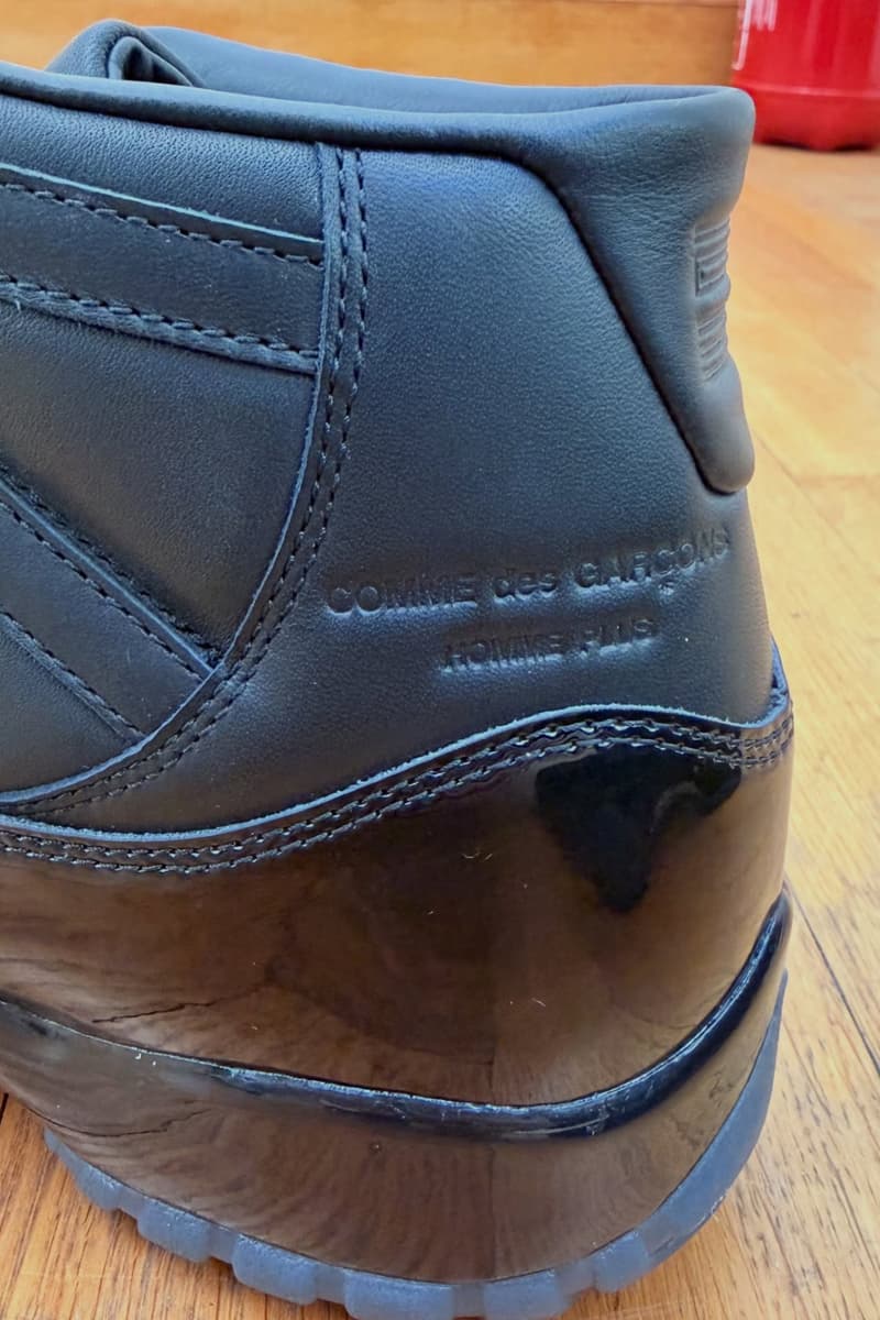 コム デ ギャルソン・オム プリュス x エアジョーダン 11 が初公開 COMME des GARÇONS HOMME PLUS x Air Jordan 11 first look 