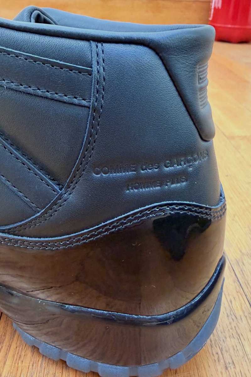 コム デ ギャルソン・オム プリュス x エアジョーダン 11 が初公開 COMME des GARÇONS HOMME PLUS x Air Jordan 11 first look 