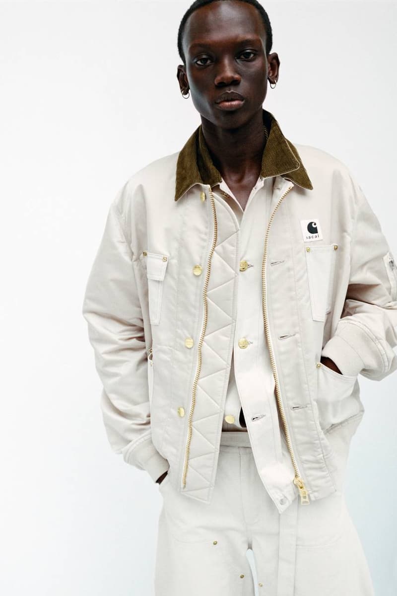 サカイxカーハートワークインプログレス コラボコレクション第4弾が到着 sacai carhartt wip series 4 release info