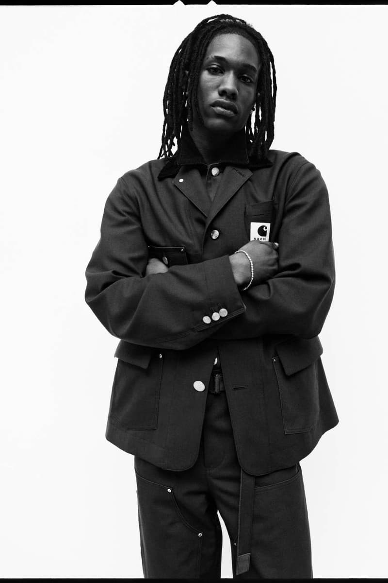 サカイxカーハートワークインプログレス コラボコレクション第4弾が到着 sacai carhartt wip series 4 release info