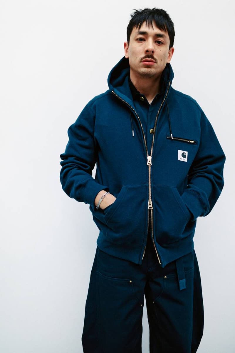 サカイxカーハートワークインプログレス コラボコレクション第4弾が到着 sacai carhartt wip series 4 release info